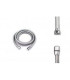 TUBO FLESSIBILE PER DOCCIA IN PVC COLORE ARGENTO F 1/2" X F 1/2" CM 200 - 3