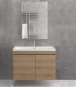 Mobile bagno sospeso 100cm con specchio filo lucido ''New Sava'' elvezia