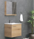 Mobile bagno sospeso 60 cm con specchio contenitore ''New Bitola'' colore Elvezia