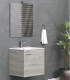 Mobile bagno sospeso 60cm con specchio filo lucido ''New Bitola'' colore Ice Oak| APSHOPONLINE