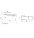 Rubinetto miscelatore lavabo quadrato ''Delos Nero'' E02FA382-BL
