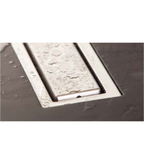 griglia canale di scarico filo pavimento doccia 85 cm  sistema di drenaggio in acciaio inox