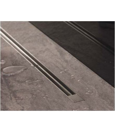 GRIGLIA CANALE 45 CM DI SCARICO A PAVIMENTO DOCCIA "CONFLUO PREMIUM SLIM LINE" SISTEMA DI DRENAGGIO IN ACCIAIO INOX E PP - 1
