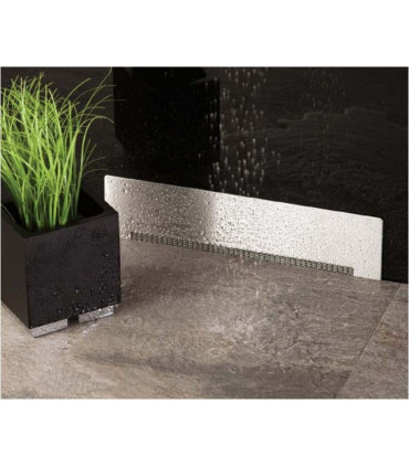 Griglia canaletta doccia a parete muro doccia sistema di drenaggio "Confluo Premium WALL" in acciaio inox e pp ap shop online