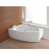 vasca da bagno idromassaggio asimmetrica angolare angolo 2 persone in acrilico piccola misura ap shop online