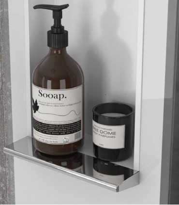 Colonna Idromassaggio Pannello doccia clio 4 getti in vetro bianco temperato ap shop online.