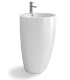 Lavabo da bagno a colonna posizionamento libero freestanding centro stanza in ceramica ap shop online