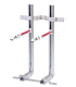 Kit Sistema di fissaggio fischer per sostegno sanitari sospesi murata LC plus vaso - bidet - 1