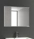 specchio fililucido semplice con cornice in acciaio inox rettangolare reversibile 600x800X20