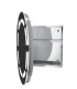 specchio retroilluminato a led tondo struttura in acciaio inox 53x14 ap shop onlin