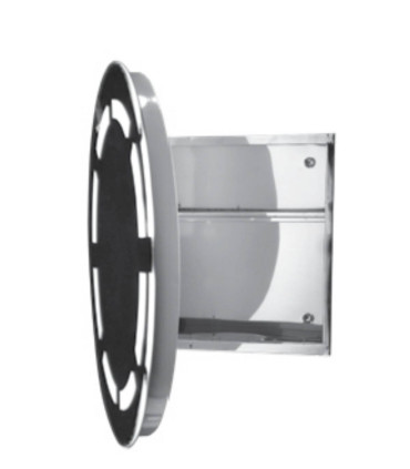 specchio retroilluminato a led tondo struttura in acciaio inox 53x14 ap shop onlin