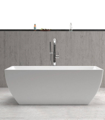 vasca da bagno acrilico bianca 150 cm centro stanza freestanding moderna piccola ap shop online