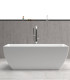 vasca da bagno acrilico bianca 170 cm centro stanza freestanding moderna piccola ap shop online
