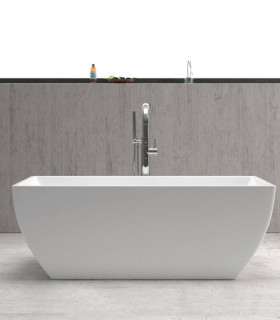 vasca da bagno acrilico bianca 170 cm centro stanza freestanding moderna piccola ap shop online