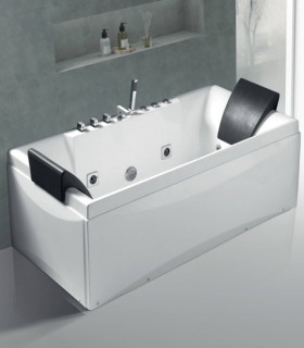 Vasca Da Bagno Idromassaggio 175 Rettangolare 2 Posti In Acrilico Posizionamento Libero O Ad Angolo ap shop online