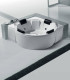 vasca da bagno idromassaggio 165 cm 4 quattro posti in acrilico tonda posizionamento ad angolo libera ap shop online
