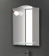 specchio bagno semplice in vetro luce applique rettangolare struttura in vetro 70x50 ap shop online