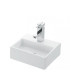 Lavabo bagno sospeso rettangolare 33x28 ceramica | AP SHOP ONLINE