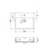 Lavabo bagno sospeso rettangolare 50x42 ceramica | AP SHOP ONLINE