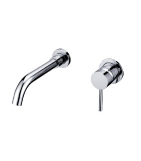 Rubinetteria miscelatore lavabo incasso muro in acciaio inox cromo parete Artemis 911-P  ap shop online