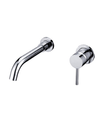 Rubinetteria miscelatore lavabo incasso muro in acciaio inox cromo parete Artemis 911-P  ap shop online