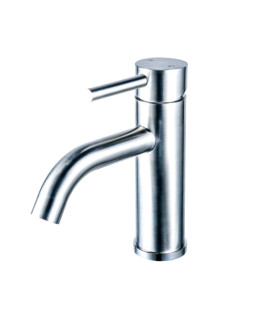 Rubinetto miscelatore lavabo tondo in acciaio inox 18/10 finitura cromo Artemis B205A01 ap shop online