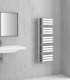 Termoarredo Scaldasalviette Bagno 120x50cm in Acciaio Inox finitura Cromo ''Verona''