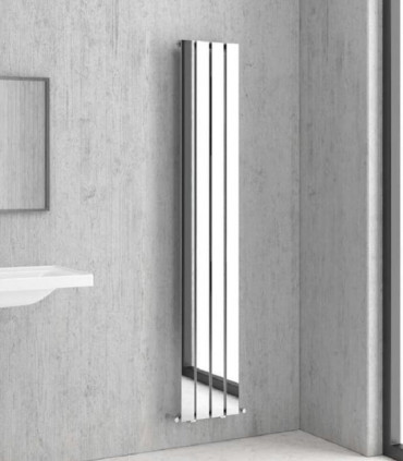 Termoarredo Scaldasalviette Bagno 180x31cm Interasse 31cm in Acciaio Inox finitura Cromo Marcello1800 Chrome'