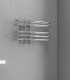 Termoarredo Scaldasalviette Bagno 40x70cm Interasse 9cm in Acciaio Inox finitura Cromo ''Dora''