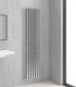 Termoarredo Radiatore Bagno 180x42cm Interasse 42cm Acciaio Inox Finitura Cromo ''Divina Chrome''