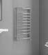 Termoarredo Scaldasalviette bagno 90x50cm Interasse 46cm in Acciaio Inox finitura Cromo ''Design 7-900''
