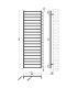 Scaldasalviette Bagno ''Karnak 1700 '' 170x50cm Interasse 47cm In Acciaio Finitura Cromo I karag I Ap shop