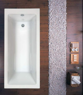 Vasca Da Bagno 170x75cm rettangolare in Acrilico solo guscio ''Aria''