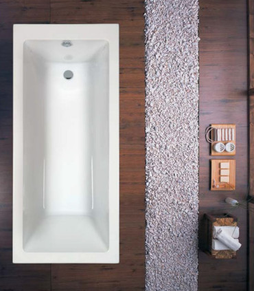 Vasca Da Bagno 170x70cm rettangolare in Acrilico solo guscio ''Aria''