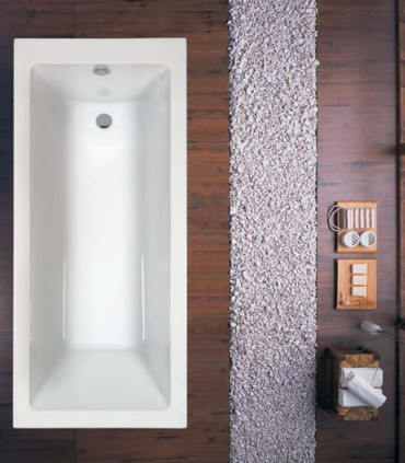 Vasca Da Bagno 160x75cm rettangolare in Acrilico solo guscio ''Aria''