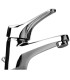 rubinetto miscelatore monocomando lavabo cromo serie ariel piaralla