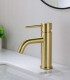 Coppia Miscelatori Lavabo E Bidet "Artemis Oro Spazzolato" I Karag I Ap shop