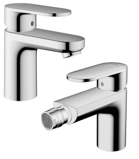 Coppia Miscelatori Lavabo E Bidet "Vernis Blend 70" Hansgrohe Cromo I Ap shop