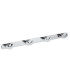 Appendino porta accappatoio bagno 4 ganci in Ottone Cromato ''HOOK-500-4''
