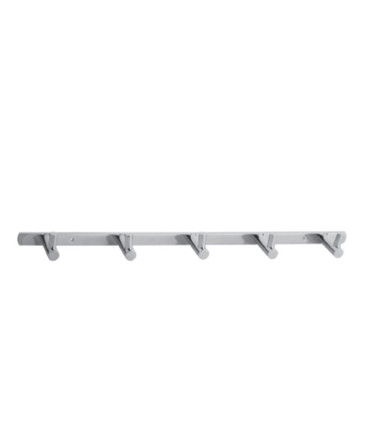 Appendino porta accappatoio bagno 5 ganci in Ottone Cromato, ''HOOK-004''