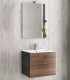 mobiletto mobile bagno sospeso salvaspazio cm 60 new elsa colore wengè ap shop online