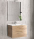 Mobile da bagno sospeso 75cm con specchio filo lucido ''New Elsa'' elvezia.