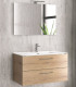 Mobile bagno sospeso 90cm con specchio filo lucido ''New Elsa'' elvezia