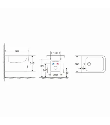 Bidet sospeso LT