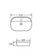 Lavabo da Appoggio Ovale Karag LT-2203