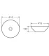 Lavabo da Appoggio Circolare LT 3004