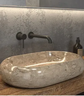 Lavabo d'appoggio DONAT SDOP in pietra | Karag | AP Shop