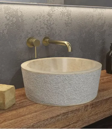 Lavabo d'appoggio TIMUR in pietra | Karag | Ap Shop