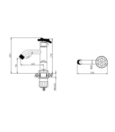 Miscelatore Lavabo Inna Cromo | Karag | AP Shop Online