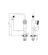 Miscelatore Lavabo Alto "Inna Cromo"| Karag | Ap Shop